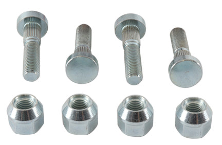 All Balls Wheel Stud Kit 28-51017 showing metal wheel studs and fittings for motorcycle or vehicle wheel assembly.