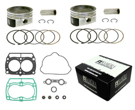 Namura Top End Kit 79.96/+0.01 piston kit with 11:1 compression ratio, including piston and components, for motorcycle engine repair.