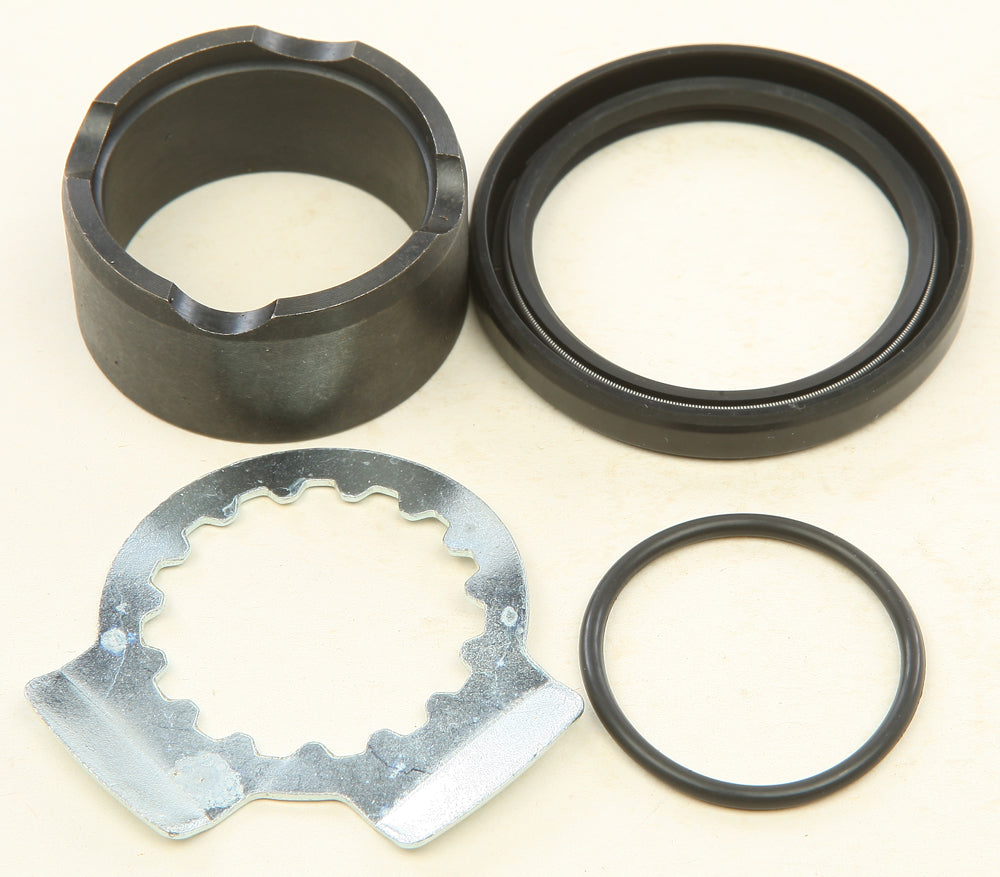 All Balls countershaft seal kit for engine, showing various rubber seals and components laid out on a white background