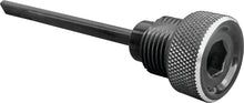 Load image into Gallery viewer, Accutronix black drive trans dipstick 811-20191 for motorcycle transmission fluid level checking.