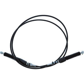 All Balls UTV shift cable with hydraulic control lines, featuring black cable and metal fittings for smooth gear shifting.