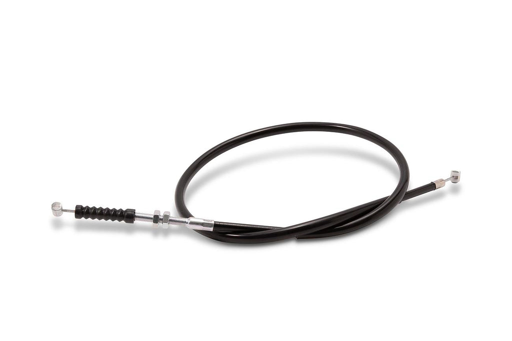 Black vinyl brake cable from Motion Pro, 70-2618 model, designed for hydraulic control lines and motorcycle brake systems.