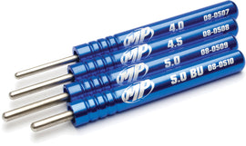 Motion Pro Valve Seal Install Tool Set of 4, durable tools for precise valve seal installation, shown in a set of four tools.
