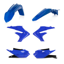 Load image into Gallery viewer, Acerbis plastic kit for Yamaha motorcycle, featuring black and gray durable plastic parts with Acerbis branding and mounting points.