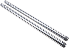 HardDrive 39mm fork tubes for suspension, 31-inch length, compatible with O.S. XL `09-Up motorcycles, shown in image.