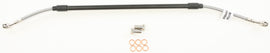 GALFER steel rear brake line for HON 17-9706 motorcycle, featuring durable metal tubing and braided stainless steel construction.