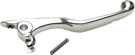 Motion Pro forged brake lever 70-9007 showing its sturdy design and sleek black finish for motorcycle braking systems.