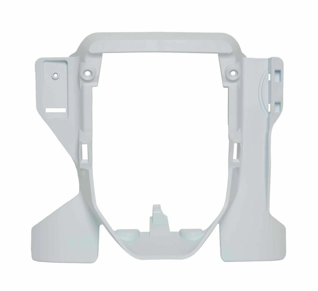 Acerbis white lower headlight mask for Hus 2020, motorcycle body part with sleek design and brand logo visible.