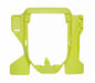 Acerbis yellow lower headlight mask for motorcycle, body part designed for Hus models, with a sleek and durable finish.