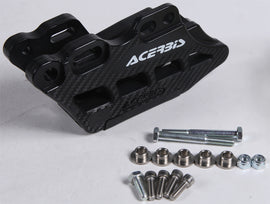 Acerbis Chain Guide Block 2.0 in black, drive type, designed for motorcycle chain protection and guiding.