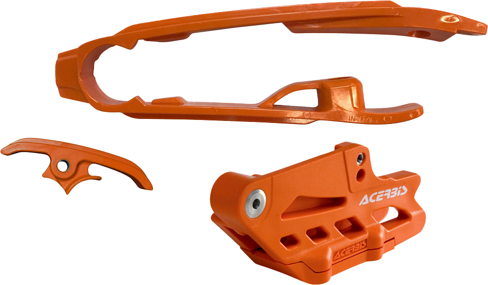 Acerbis chain guide and slider kit for KTM and Husqvarna motorcycles, drive chain protection and guidance component.