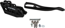 Acerbis drive chain guide and slider kit for Yamaha YZF models, includes durable metal and plastic components.