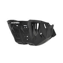 Load image into Gallery viewer, Black Acerbis skid plate for motorcycle guards and braces, designed to protect the underside of the bike.
