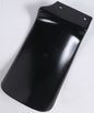 Black Acerbis Airbox Mud Flap for motorcycle, showing the durable plastic design with brand logo and mounting points.