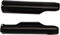 Black Acerbis fork guard for motorcycle suspension protection, model 21137-60001, designed to fit various bike forks.