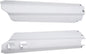 Acerbis white fork guard for motorcycle suspension, featuring durable plastic construction and brand logo detail.