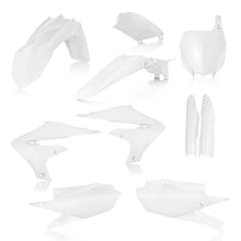 Load image into Gallery viewer, Acerbis Full Plastic Kit in white for motorcycle, includes various panels and components, designed for durable, full-body coverage.