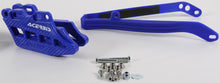 Load image into Gallery viewer, Acerbis Guide/Slider Kit 2.0 in blue, motorcycle protection parts, showing the blue guide and slider components.
