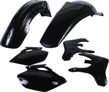 Load image into Gallery viewer, Acerbis black plastic kit for motorcycle, includes various black plastic parts, designed for durable motorcycle protection and customization.