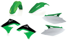 Charger l'image dans la galerie, Green Acerbis Plastic Kit for motorcycles, includes various plastic parts for repairs and customization.