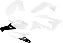 Load image into Gallery viewer, Acerbis white plastic kit with various panels and parts, suitable for motorcycle or dirt bike customization and repair.