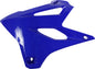 Blue Acerbis radiator shrouds for motorcycle, featuring the Acerbis logo and designed for optimal cooling and style.
