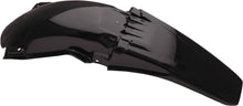 Load image into Gallery viewer, Black Acerbis rear fender for motorcycles, showing a sleek curved design and mounting points for easy installation.