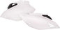 White Acerbis side panels for motorcycle, model 1591-3906, featuring durable plastic construction and sleek design.