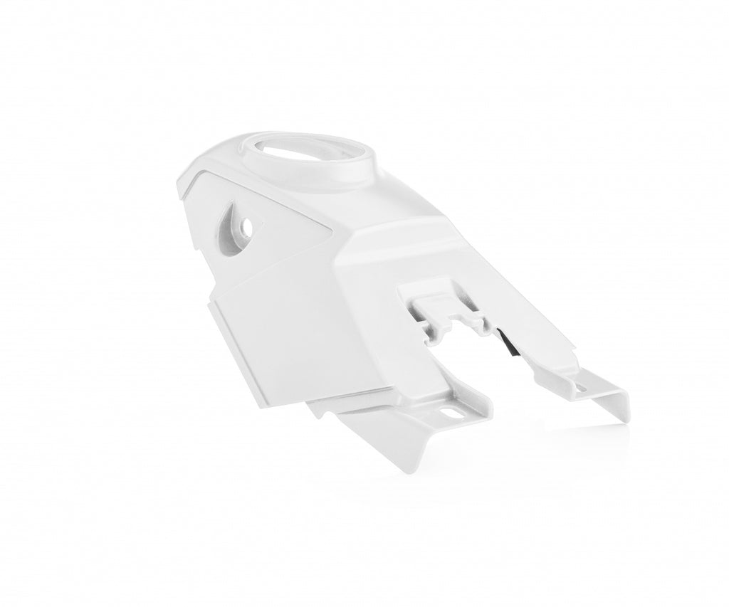 White Acerbis tank cover with product code 26865-30002, designed for motorcycle fuel tanks, shown on a neutral background.