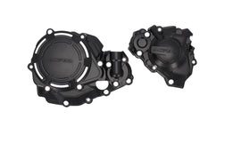 Acerbis X-Power Kit Hon Black 28957-10001 for motorcycle, featuring black components and detailed assembly parts.