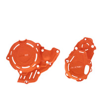 Load image into Gallery viewer, Acerbis X-Power Kit KTM orange motorcycle part with orange and black components, designed for KTM bikes.