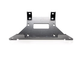 Warn winch mount bracket, model 619-108170, showcasing sturdy steel construction and compatibility with Warn winches for off-road vehicles.