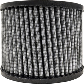 Emgo Air Filter 78-9721 for motorcycles, featuring a cylindrical design with a metal mesh exterior and rubber end caps.