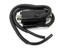 Load image into Gallery viewer, Bronco ATV ignition coil in black with electrical connectors, designed for Bronco models, showcasing the coil's compact, durable construction.