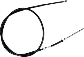 Motion Pro black vinyl rear hand brake cable 70-2084 with durable construction and flexible design for motorcycle or bike braking system.