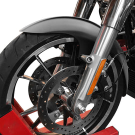 Bagger Nation Cafe Fender 21-inch super light satin spacers for Harley Davidson FLH/Flt models from 1986 to 2013.