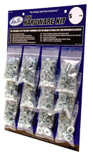 Load image into Gallery viewer, Motion Pro Mini Hardware Kit in zinc finish with 12 pieces, includes small fasteners and fittings for motorcycle or bike repairs.