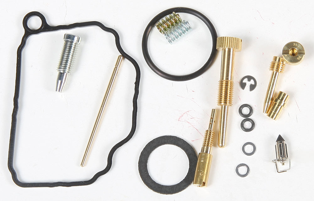 Shindy Yamaha TTR110E carburetor repair kit showing intake and fuel system components for engine maintenance.