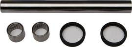 All Balls swingarm bearing kit for suspension, showing metal bearings and components in a detailed close-up image.
