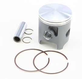 Vertex cast piston kit for Kawasaki 175-225 engine, includes piston and components for engine rebuild or repair.