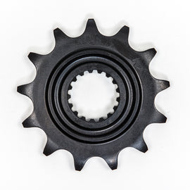 Sunstar front CS sprocket 13T for 520 chain, made of durable metal with evenly spaced teeth and Sunstar branding.