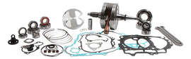 Vertex Complete Engine Rebuild Kit for Yamaha WR101181, includes engine components on a clean surface with parts laid out.