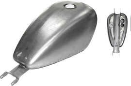 HardDrive Gas Tank for 2007-2021 XL models, non-EFI style, 3.3-gallon capacity, body view with mounting details.