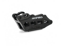 Acerbis black chain guide body for motorcycle, model 29750-00001, with mounting points and durable construction.