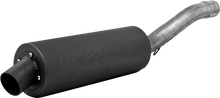 Load image into Gallery viewer, MBRP Exhaust single slip-on system with a 4.25-inch black sport muffler, designed for enhanced performance and stylish look.