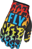 Fly Racing - Lite S.E. Exotic Gloves Red/Yellow/Blue Lg - 375-715L