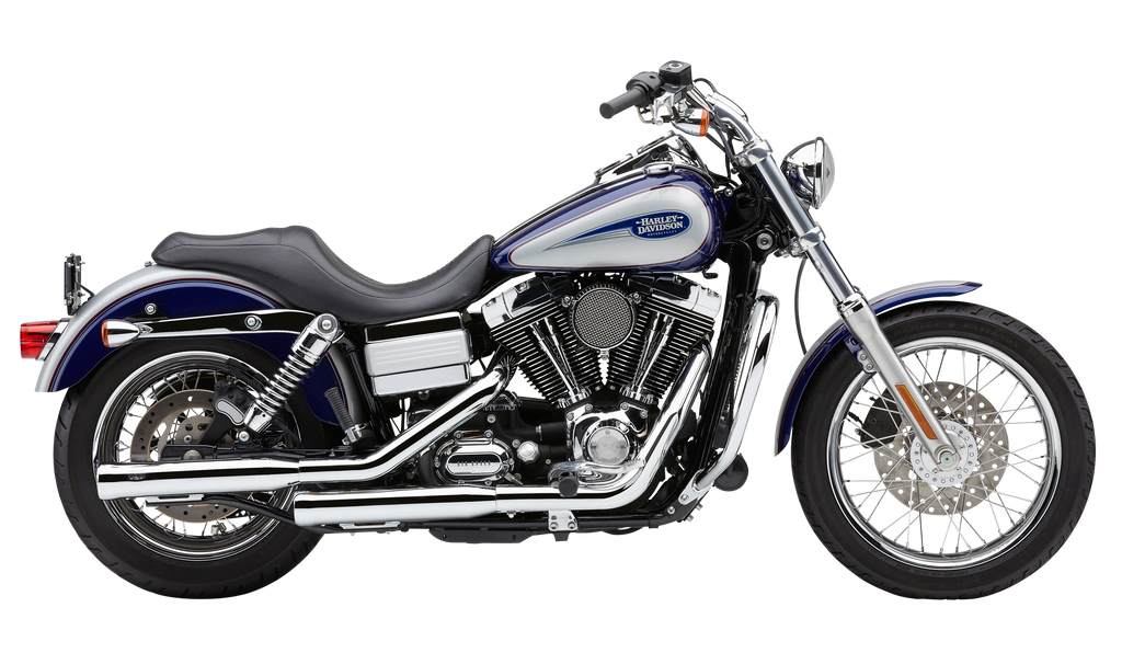 Cobra 3-inch NH Series slip-on chrome exhaust for Harley-Davidson FXDF 2008-2022 and Fxdwg 2010-2022 motorcycles