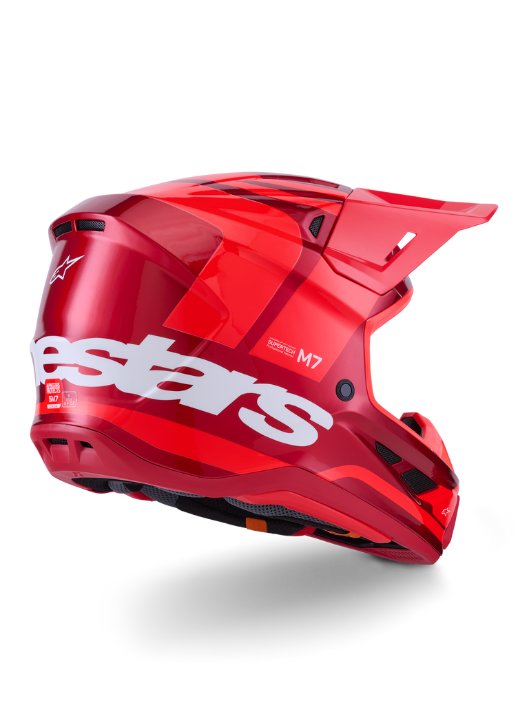 Sm7 Core Helmet Red Glossy Lg