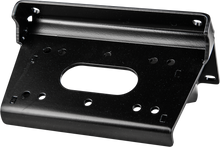 Load image into Gallery viewer, Open Trail Winch Mount 459-1230 installed on off-road vehicle, showcasing durable steel construction and mounting points.