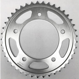 Sunstar steel rear sprocket 41-tooth for Yamaha 525 off-road motorcycle, showing the gear teeth and branding details
